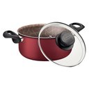 Ver imagem 6 de Caçarola Paris Alumínio Antiaderente Starflon Max Vermelho 28cm 8l Patv5 - Tramontina 28524728