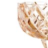 Centro de Mesa Decorativo com Pé de Cristal Deli Diamond Ambar Metalizado 1387 Lyor - 4