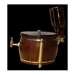 Chopeira Rustica Suporte para 2 garrafas Art Chopp - 2