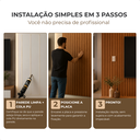 Ver imagem 5 de Kit 18 Painel Ripado 3D 2,70m x 16cm Decorativo