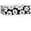 Ver imagem 1 de Caixa Decorativa Estampada 14727 Pequena - Catran Preta/branco