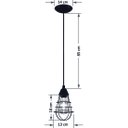 Ver imagem 2 de Pendente Aramado Lampshape Preto Sala Quarto Cozinha Banhei