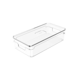 Organizador Clear com Tampa Natural OC 250 OU