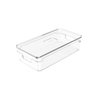 Organizador Clear com Tampa Natural OC 250 OU - 1