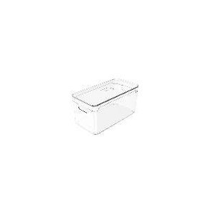 Organizador Clear com Tampa Natural OC 350 OU