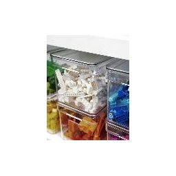 Organizador Clear com Tampa Natural OC 350 OU - 4