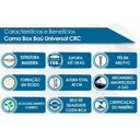 Ver imagem 2 de Cama Box Baú Solteiro Universal Rústico White (88x188x36) - Paropas