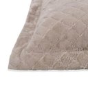 Ver imagem 2 de Porta Travesseiro Plush Inove Liso 55 x 80 cm Cevada Hedrons