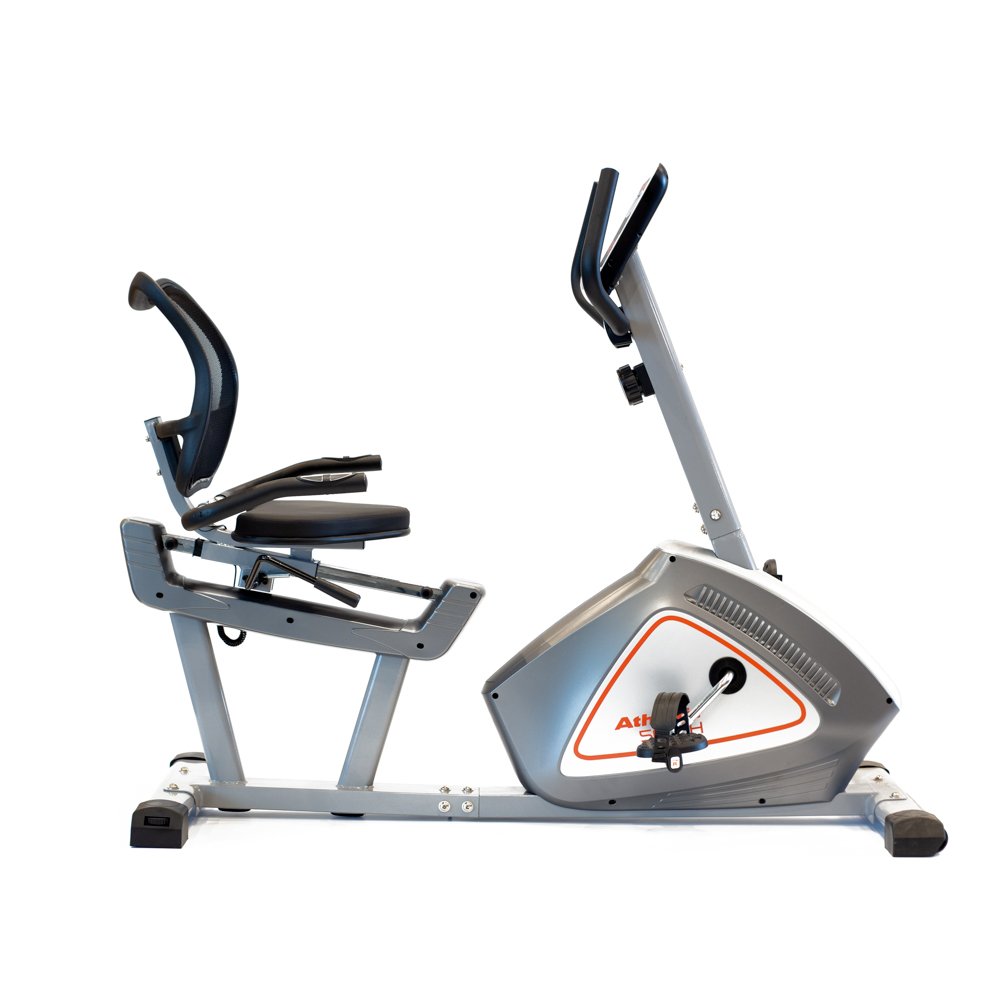 Bicicleta Horizontal Ergométrica Athletic 500BH 8 Níveis Suporta 110kg - 8