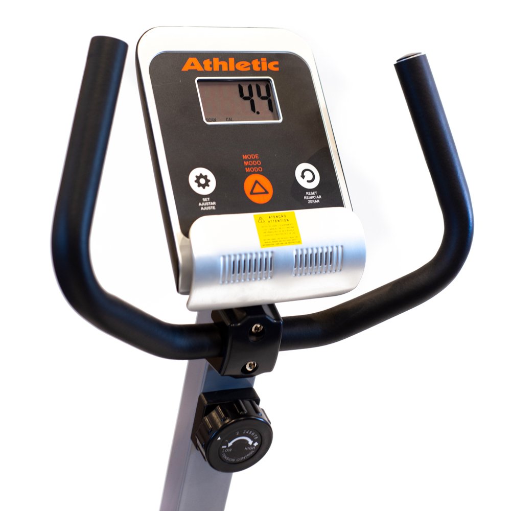 Bicicleta Horizontal Ergométrica Athletic 500BH 8 Níveis Suporta 110kg - 6