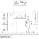 Ver imagem 4 de Cozinha Compacta Completa Vittoria Freijo com Off White Batrol