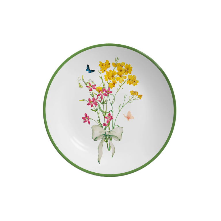 Conjunto com 6 Pratos de Sobremesa Coup Jardim Campestre Ø21cm