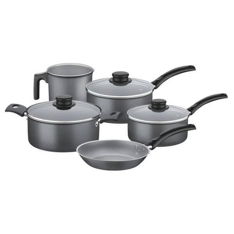 Jogo de Panelas Turim Alumínio Antiaderente 5Pc Chumbo Tramontina