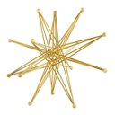 Ver imagem 1 de Escultura Decorativa Estrela Dourada em Metal  25,5x31,5cm Mart