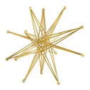 Ver imagem 1 de Escultura Decorativa Estrela Dourada em Metal 25,5x31,5cm Mart