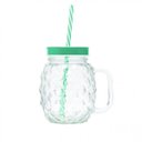 Ver imagem 1 de Caneca de Vidro com Tampa e Canudo Pineapple 480ml Lyor
