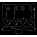 Ver imagem 3 de Suporte de Plantas para 3 Vasos na cor Preta