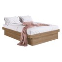 Ver imagem 2 de Cama de Casal para Colchão 188x138cm Multimóveis Cr40127 Mel