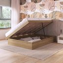 Ver imagem 4 de Cama de Casal para Colchão 188x138cm Multimóveis Cr40127 Mel