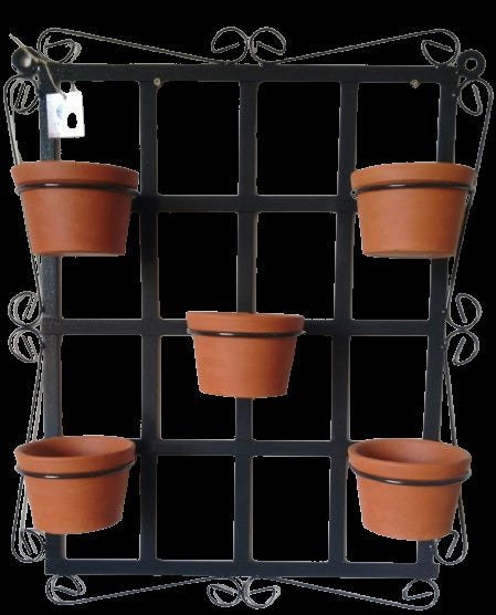 Suporte Para Plantas em forma de Quadrado para 5 vasos