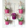 Suporte Para Plantas Branco em forma de Quadrado para 5 vasos - 1