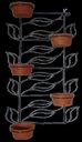 Ver imagem 1 de Suporte para Plantas em Forma de Folhas para 5 Vasos