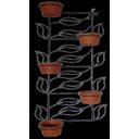 Ver imagem 1 de Suporte Para Plantas em forma de Folhas para 5 Vasos