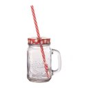 Ver imagem 1 de Caneca com Tampa e Canudo de Vidro Party 425ml L6538 Lyor