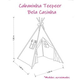 Cabaninha Tenda Infantil para Festa Pijama Barraca Toca Cabana - 5