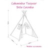 Cabaninha Tenda Infantil para Festa Pijama Barraca Toca Cabana - 5