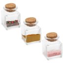 Ver imagem 2 de Kit 10 Porta Condimentos Tempero Vidro Rolha Cortiça 60ml