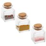 Kit 10 Porta Condimentos Tempero Vidro Rolha Cortiça 60ml - 2