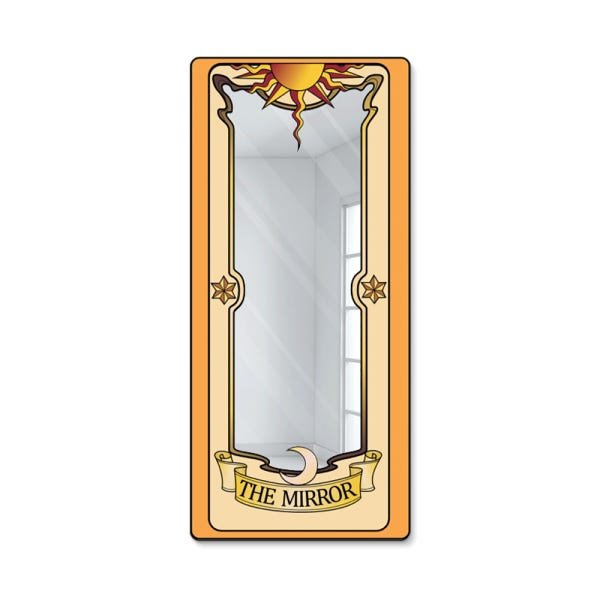 Espelho Decorativo Acrílico - Carta Clow - 1