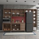 Ver imagem 3 de Cozinha Modulada Completa Fidelitá Paris 5 Peças 295cm 13 Portas 3 Gavetas com Tampo