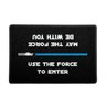 Capacho 60x40cm Use The Force - Azul - 1