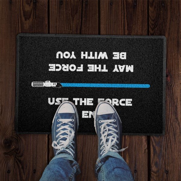Capacho 60x40cm Use The Force - 2