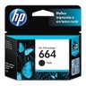 Cartucho de Tinta Hp 664, Preto, Original 2ml - F6v29ab - 1