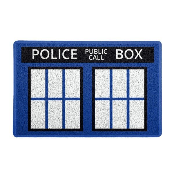 Capacho 60x40cm Police Box