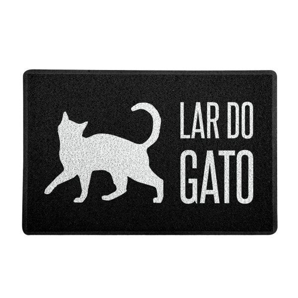 Capacho 60x40cm Lar Do Gato Preto