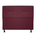 Ver imagem 1 de Cabeceira Mônaco 120 cm Suede Bordô