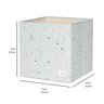 Cesto Organizador Quadrado Reciclado Terrazzo Granilite Verde - 3 Sprouts - 2