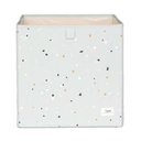 Ver imagem 1 de Cesto Organizador Quadrado Reciclado Terrazzo Granilite Verde - 3 Sprouts