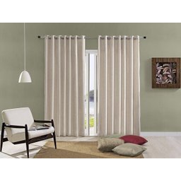 Cortina Blackout Tecido 4,20 x 2,50 Harmony/Cru Bella Janela - 1