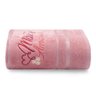Jogo de Toalhas 2 Peças Rosa Blush Bordado Mãe Appel - 1