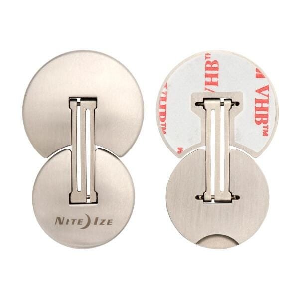 Nite Ize FlipOut – Maniglia E Supporto Pieghevole In Acciaio Inox Per Smartphone – Adesivo 3M VHB Per Fissaggio Sicuro - 4