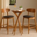 Ver imagem 2 de Mesa Bistrô Norin - (nogueira)