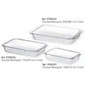Ver imagem 3 de Kit 06 Travessa Retangular Cristal Transparente 140 x 210mm