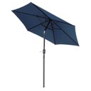 Ver imagem 2 de Guarda-Sol Ombrelone com Manivela Alumínio Azul 2,40 Mor