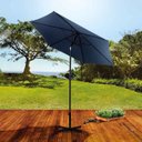 Ver imagem 3 de Guarda-Sol Ombrelone com Manivela Alumínio Azul 2,40 Mor