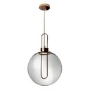 Ver imagem 5 de Pendente Led de Vidro Ghianda 46,5cmx30cm Bella Iluminação 1x3W